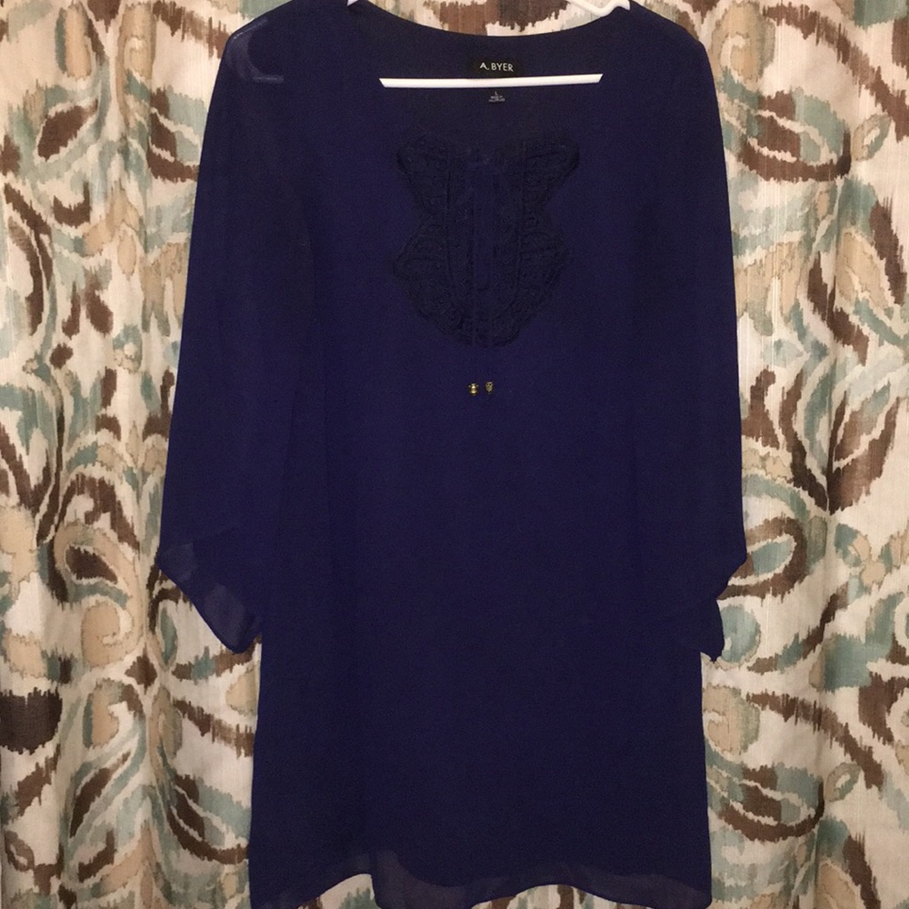 Navy blue dress!